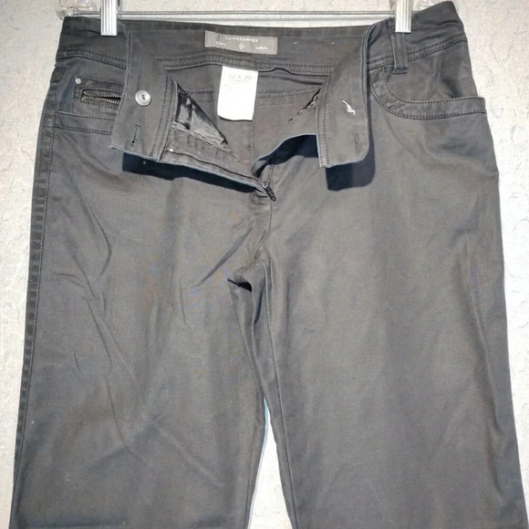 Denver Hayes Women's Curvy Black Stretch Jeans Size  10 x 30 - Picture 3 of 13